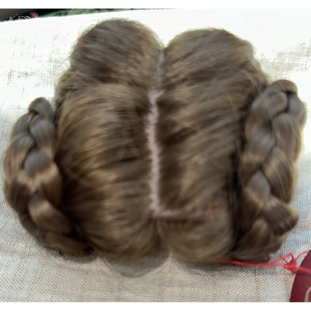 Cheri's Doll Wig Style Marque Size 10~11 Color Light Brown Full Cap Side Braids
